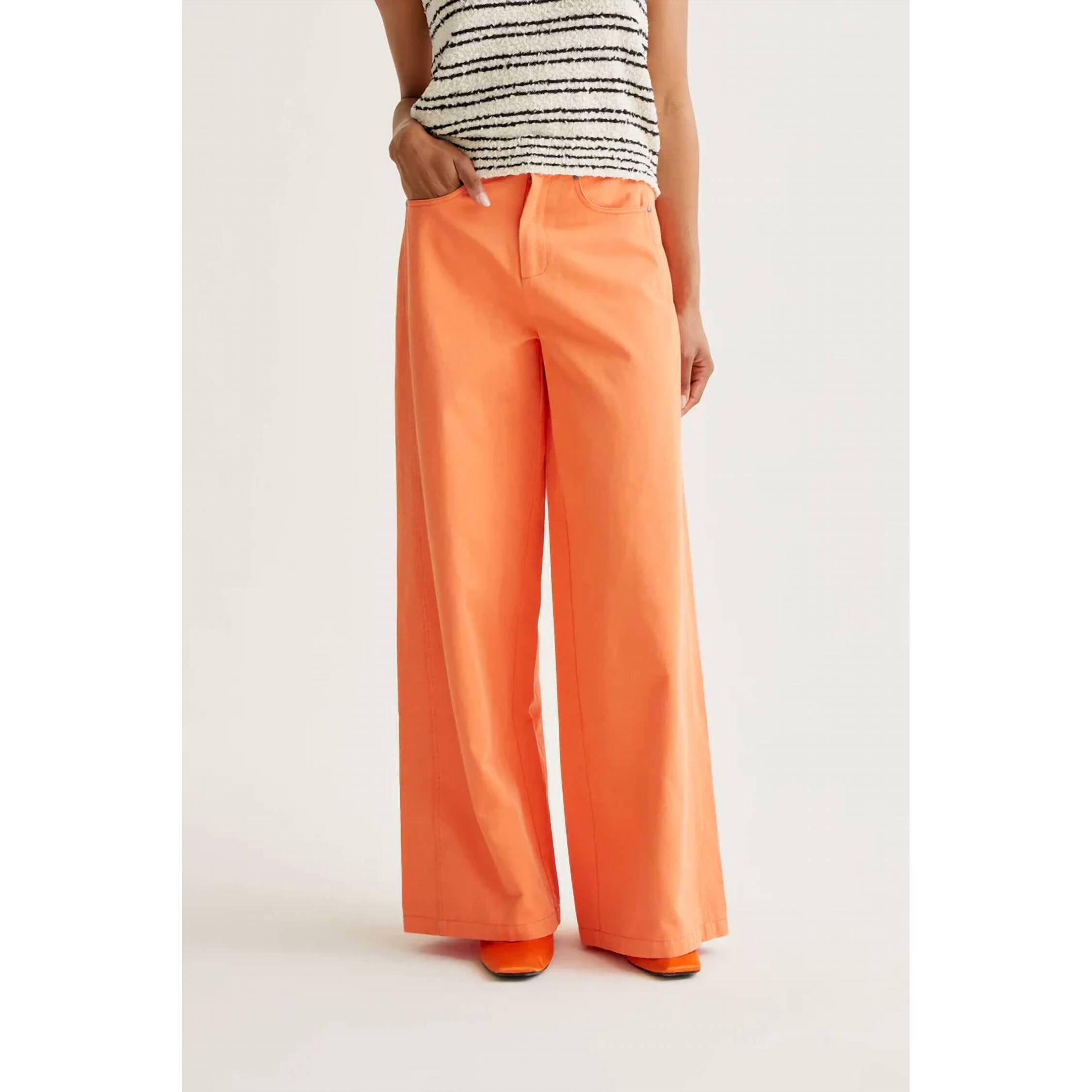 New Compania Fantastica Wide-Leg Jeans In Orange